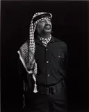Hiroshi Sugimoto, Yasser Arafat, 1999, artist made gelatin silver print, mounted