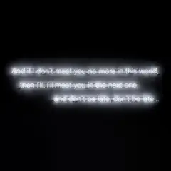 Cerith Wyn Evans, Voodoo Child, 2012, artist installation comprising white neon
