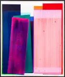 Julio Rondo, Big Schlepp, 2025, acrylic behind glass, acrylic on wood, in artist's frame