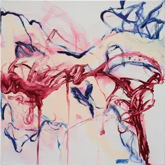 A'Driane Nieves, No. 3, 2021, acrylic, house paint and soft pastel on canvas