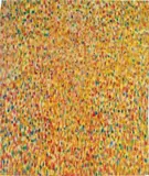 Shirley Goldfarb, Yellow Painting, 1963, highlighter pen on paper