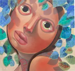 Tania Marmolejo, Shelter from the Storm, 2022, oil on linen