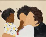 Shaina McCoy, Smooches, 2023, oil on canvas