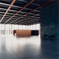 Neue Nationalgalerie Berlin III by Candida Höfer, 2001, artist made chromogenic print, mounted, sold Apr 2025