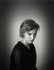 Richard Learoyd, Agnes, July 2013 (1), 2013, artist made gelatin silver contact print, mounted