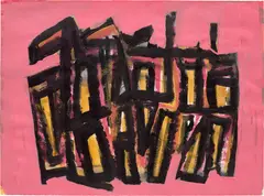 Phyllida Barlow, Untitled, 1999, mixed media on paper