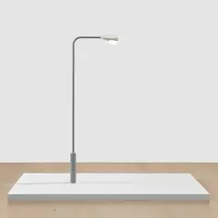 Portrait by David Shrigley, 1997, sculpture comprised of painted metal and light fixture, sold Apr 2025