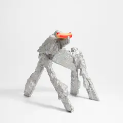 Rachel Harrison, Hotdog Dog, 2011, sculpture comprising metal and polyurethane