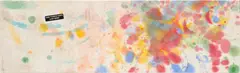 Nate Lowman, Untitled, 21st, 2010, acrylic and sticker on canvas