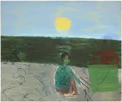 Yu Nishimura, am5, 2021, oil on canvas
