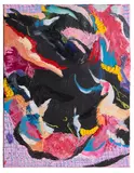 Michaela Yearwood-Dan, Just smile (when there's nothing left to say), 2020, oil, acrylic, pastel and ink on canvas