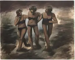 Lynette Yiadom Boakye, Pearl For A Mackerel, 2010, oil on canvas