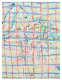 Jadé Fadojutimi, Perhaps this is also a current pattern of life, 2020, oil, acrylic and oilstick on canvas