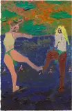 Florian Krewer, Untitled, 2021, oil on paper