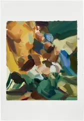 Study by Flora Yukhnovich, 2019, oil on paper, sold Jun 2025