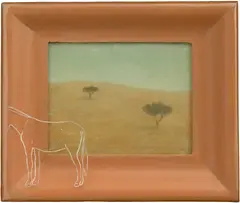Francis Alÿs, Untitled, 1992, oil on plastic and oil on canvas laid down on Masonite