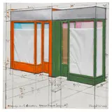 Christo, Orange and Green Store Front (Project)