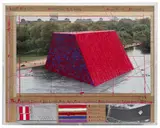 Christo, The Mastaba (Project for London, Hyde Park, Serpentine Lake)