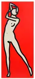 Julian Opie, Caterina Nude, 2009, vinyl on wooden stretcher