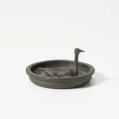 Bahman Mohasses, Bronze with Bird, 1978, bronze