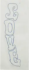 Love by Mike Kelley, 2005, coloured pencil on butcher paper laid down on rag paper, offered Jun 2025