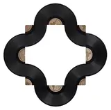 Christian Marclay, Roundabout, 1987, 78 RPM records laid down on wood