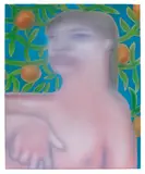 George Rouy, Curious Orange, 2018, acrylic on canvas