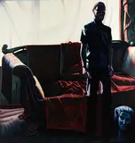 Bendt Eyckermans, On Isolation and Friendship, 2020, oil and acrylic ink on linen
