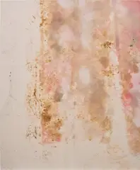 Nate Lowman, Title to be determined, 2010, sugar on canvas
