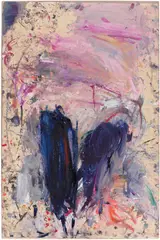 Untitled by Martha Jungwirth, 1988-2019, oil on card laid down on canvas, sold Oct 2025