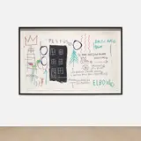 Untitled (Pestus) by Jean-Michel Basquiat, 1982, acrylic and oilstick on paper, sold Oct 2025