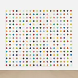 Calcium Hydroxide by Damien Hirst, 2004-2011, household gloss on canvas, sold Oct 2025