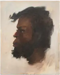 Lynette Yiadom Boakye, Statistic, 2007, oil on linen