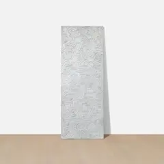 Keith Haring, Panel, 1990, bronze with white patina