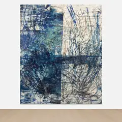 Oscar Murillo, Catalyst 3, 2015, oil, oilstick and dirt on canvas