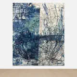 Oscar Murillo, Catalyst 3, 2015, oil, oilstick and dirt on canvas