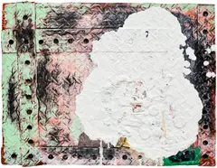 Jack Whitten, ECDYSIS I, 1989, acrylic collage on plywood