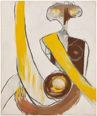 Roger Hilton, Figure 1972, 1972, oil on canvas