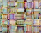 Bernard Frize, Bork, 2018, acrylic and resin on canvas