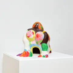 Sphinx - L'Imperatrice by Niki de Saint Phalle, 1979-1983, painted polyester resin, sold Oct 2025