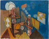 Roberto Matta, Machina fondo blu