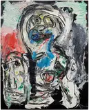 Karel Appel, Crying Nude, 1956, oil on canvas