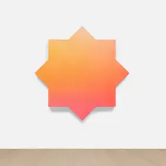 Alex Israel, Untitled (Flat), 2012, acrylic and stucco on panel