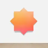Alex Israel, Untitled (Flat), 2012, acrylic and stucco on panel