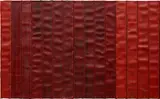 Theaster Gates, From time to time these Hot Days get Lonely, 2011, decommissioned fire hose on panel