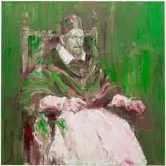 Yan Pei-ming, Pope Innocent X No. 5, 2013, oil on canvas