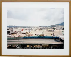 Hong Kong Airport by Andreas Gursky, 1994, chromogenic print mounted to Plexiglas, in artist's frame, sold Oct 2025