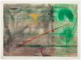 Jack Whitten, Horizontal Plane A, 1972, pastel on Rives