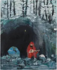 Daniel Richter, Ohne Titel (Regen), 2009, oil on canvas