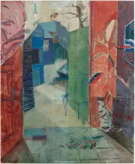 Nick Goss, Tabernacle, 2018, oil and pigment on linen